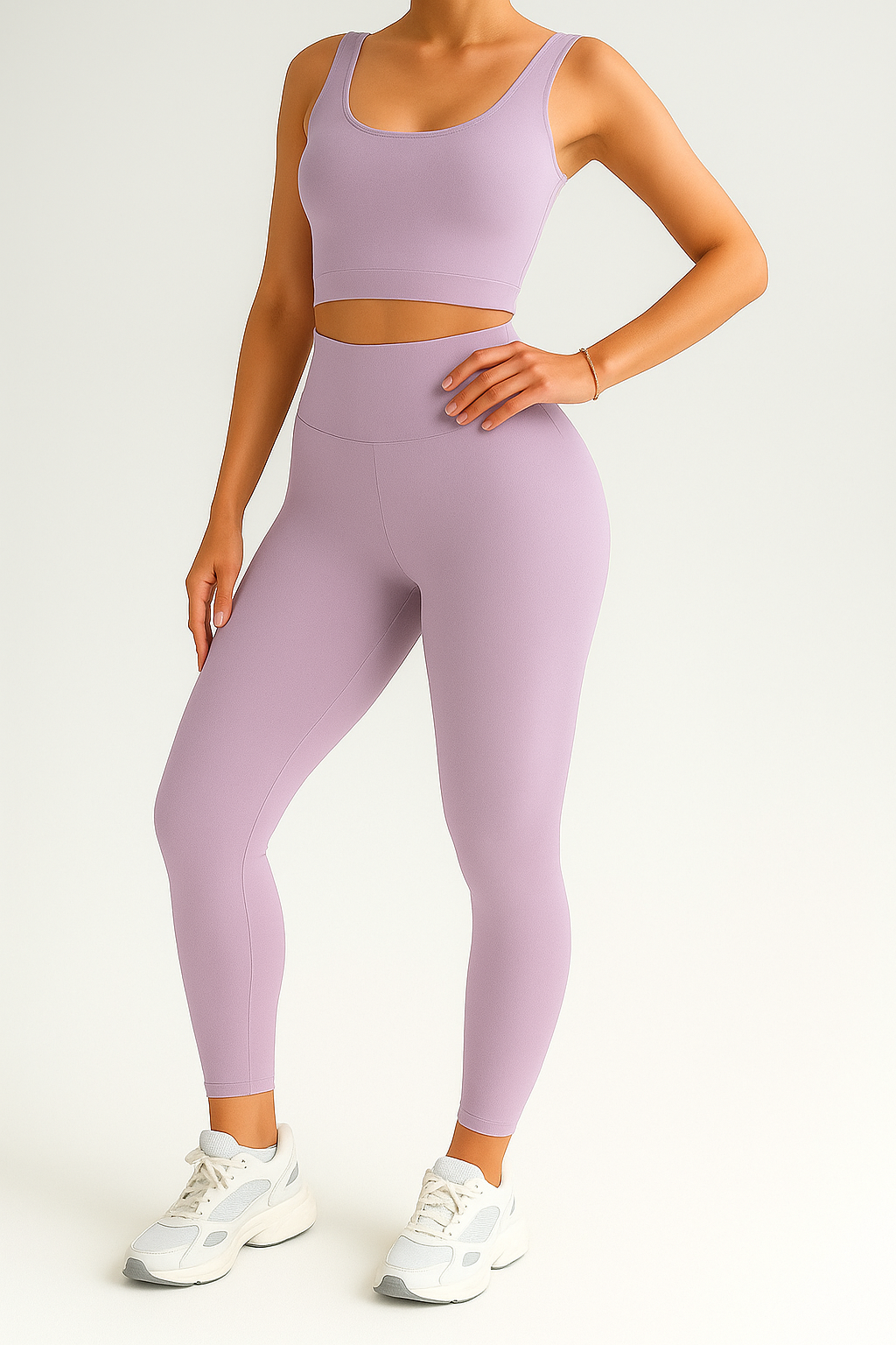 Conjunto Leggins Top Lila T.u