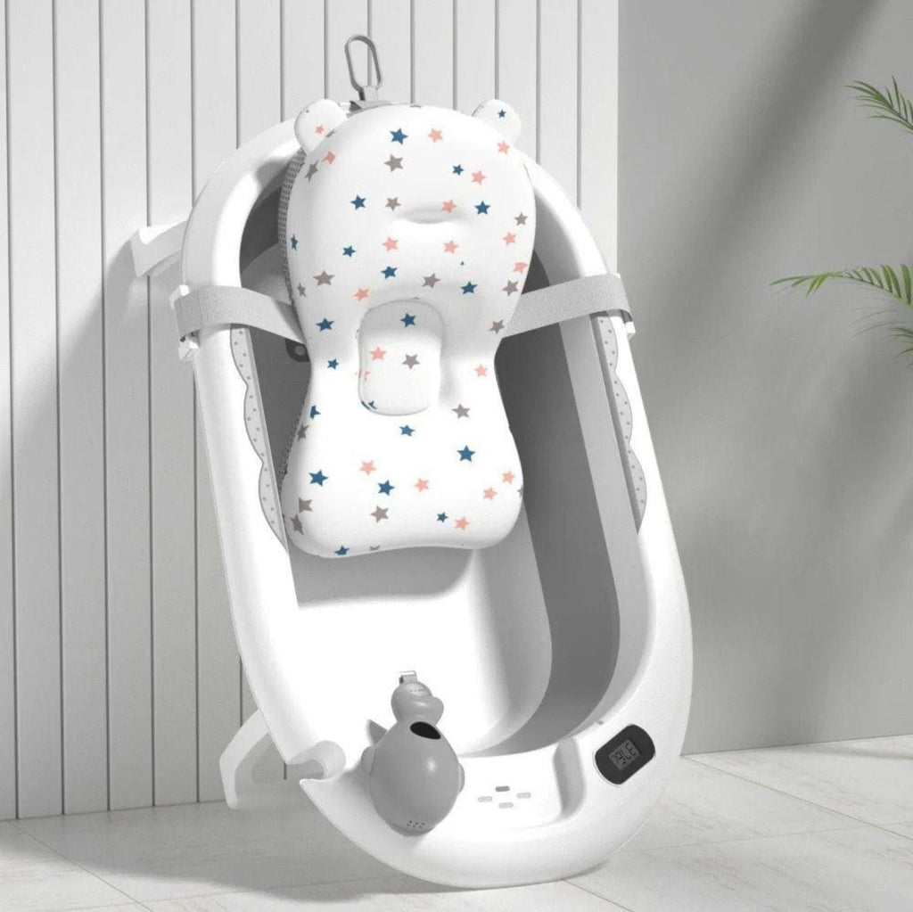 Set Bañera Plegable con Termómetro BabyWhale®