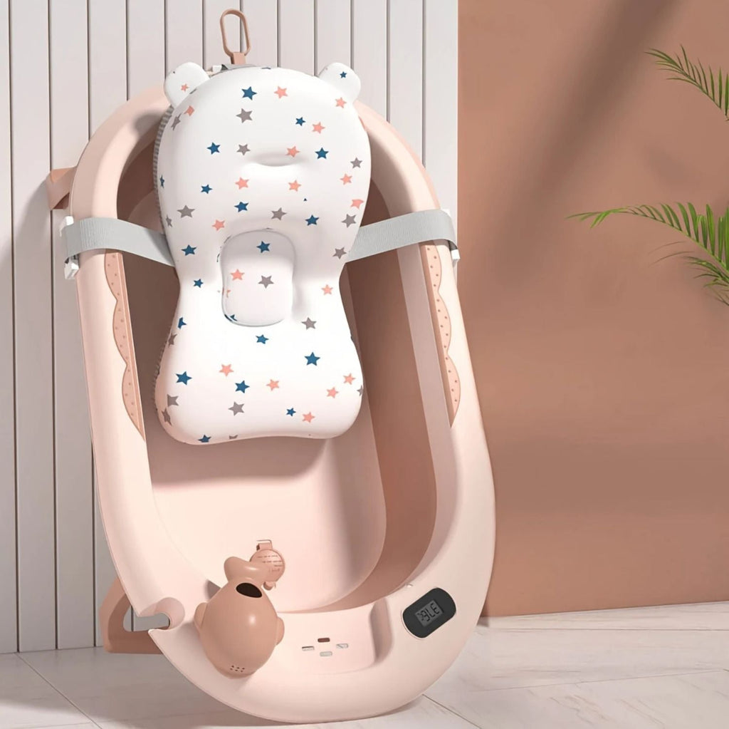 Set Bañera Plegable con Termómetro BabyWhale®
