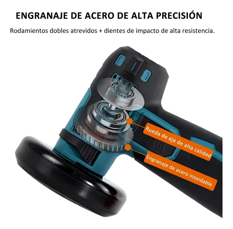 Amoladora Brushless - Bateria 125mm 20V