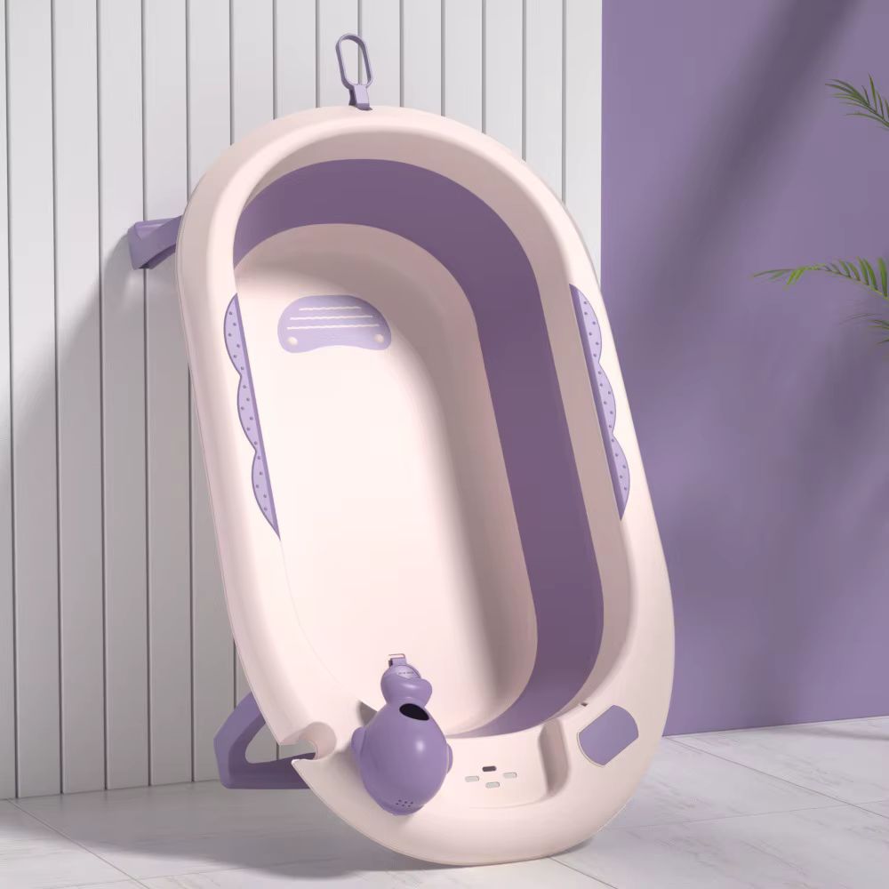 Set Bañera Plegable con Termómetro BabyWhale®