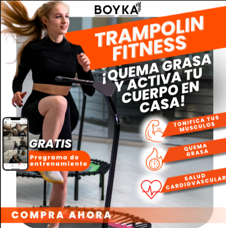 [PROMOCIÓN] 🔥 ¡TRAMPOLIN BOYKA - QUEMA GRASA Y ACTIVA TU CUERPO EN CASA!