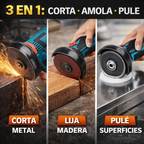 PULIDORA ANGULAR AMOLADORA - POTENCIA DE 1200W 🔥